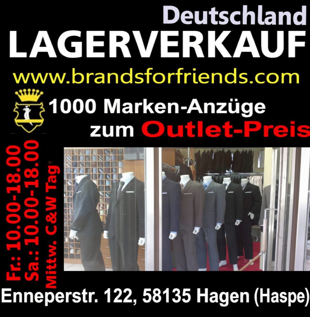 Business Anzüge bis Große Größen 7xl und Hochzeitsanzug Lagerverkauf 