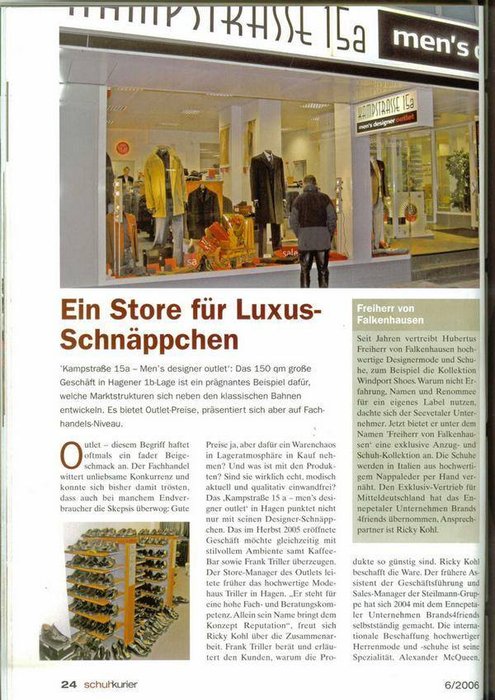 Schuhkurier: NRW Outlet Bericht