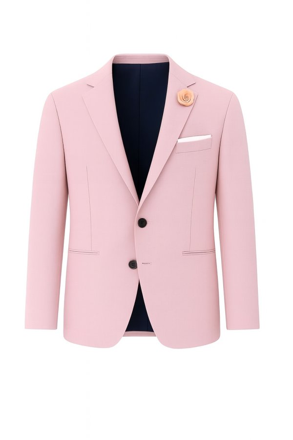 Hochzeitsanzug in rosa für Boho 2026