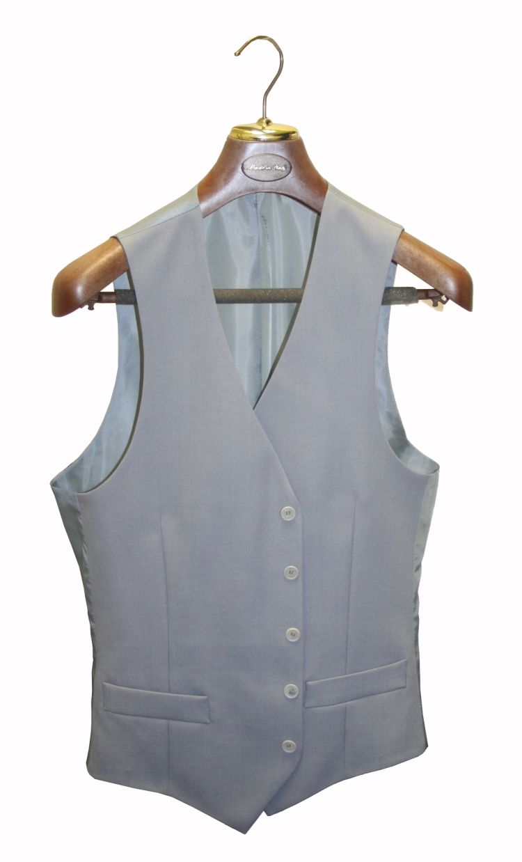 Cut Weste als Hochzeitsweste für den Stresemann Anzug