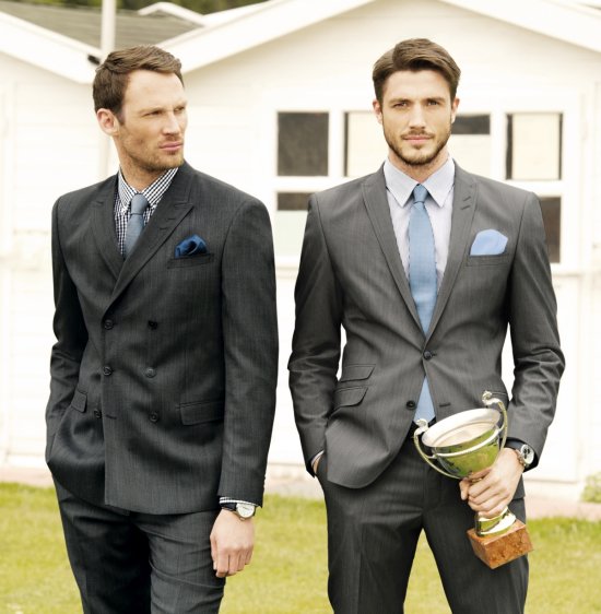 Smart Shoper Hochzeitsanzug in grau und anthra