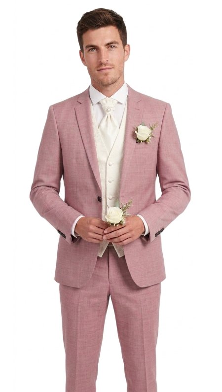 Hochzeitsanzug altrosa 2026