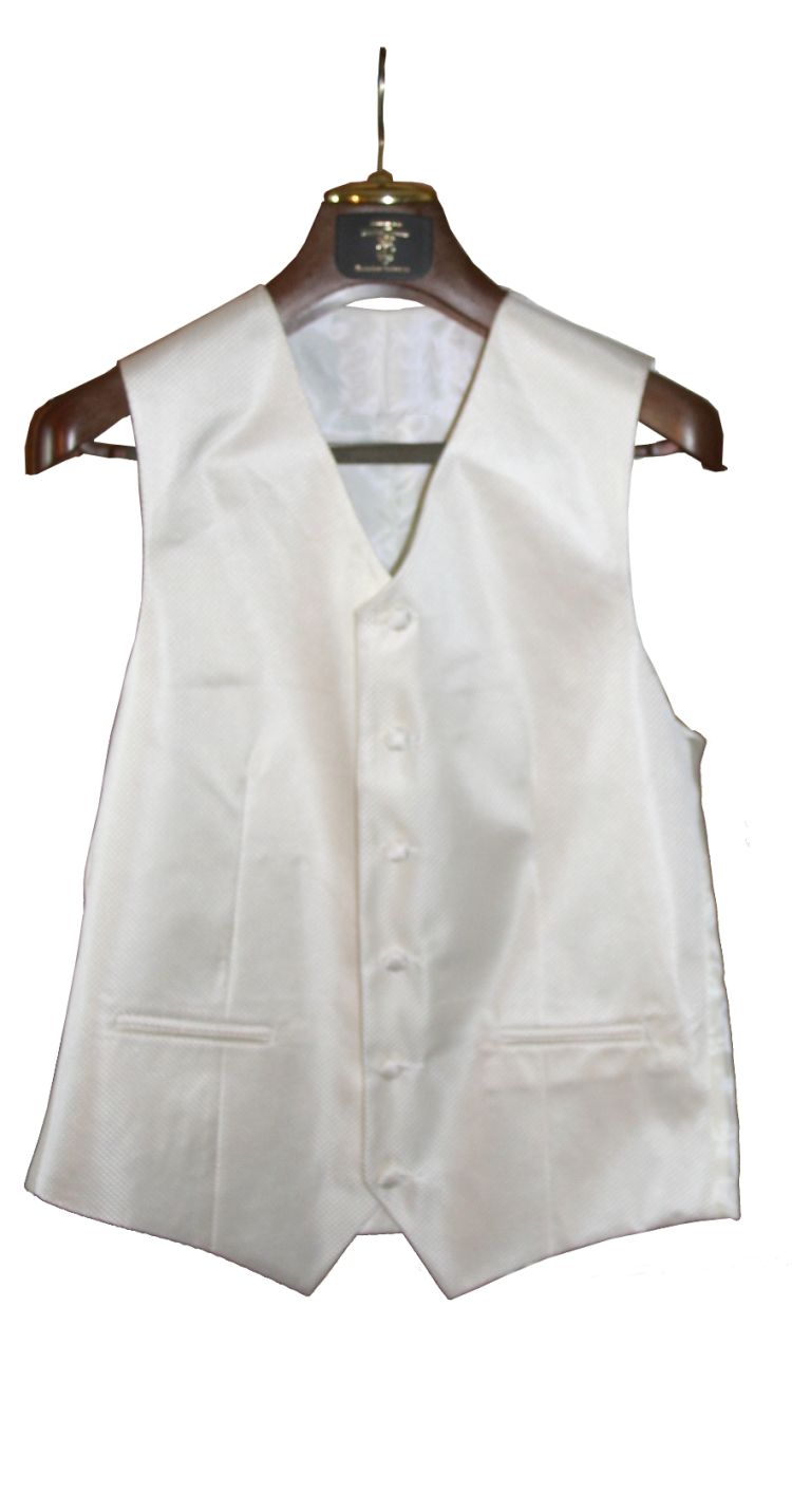 Hochzeitsweste ivory im Set in den Passformen slim, medium und comfort fit 